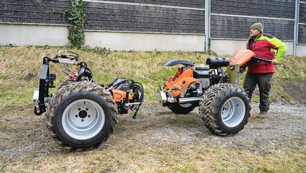 Der Ibex G3-V kann m Der Ibex G3-V kann mit einer zusätzlichen Achse ergänzt werden.