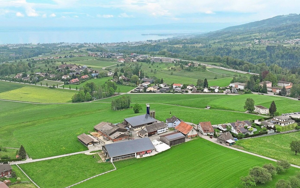 Der Betrieb von Dominik Wirth liegt in Mörschwil; die Parzellen sind kleinteilig. 