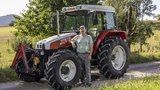 Der Steyr 975 A ist der Traumtraktor von Andreas Buser. (Bild: «die grüne» / Pia Neuenschwander)