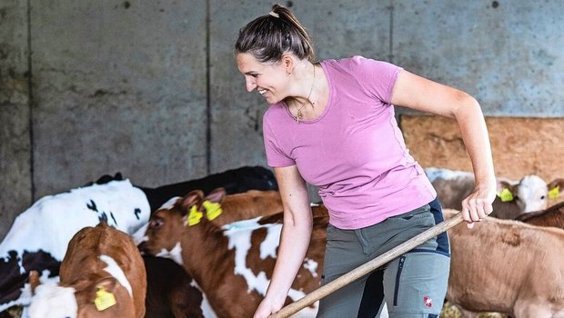 Die Mastkälber kann Die Mastkälber kann Anja Hodel in Zusammenarbeit mit der UFA an die Anicom liefern.