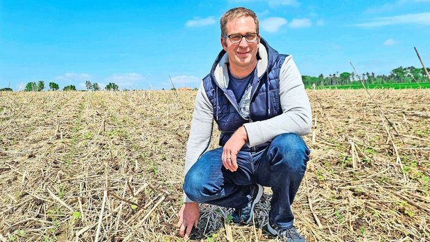 Für Andreas Indermühle ist es ein Herantasten, die Verhältnisse der Nährstoffe in seinen Böden auszutarieren. Deutsche Ackerbauern würden teilweise aufs Gramm genau die Laborempfehlungen umsetzen, schildert er. 